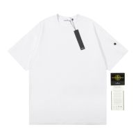 ストーン アイランド ロング t シャツ偽物 半袖Tシャツ 純綿 シンプル 4色可選 ホワイト