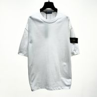 ストーン アイランド シャツスーパーコピー 半袖Tシャツ 純綿 シンプル 夏 新品 ゆったり 男女兼用 ホワイト