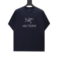arc teryx スプリット t シャツ偽物 半袖Tシャツ 純綿 シンプル 吸汗 3色可選 ブルー