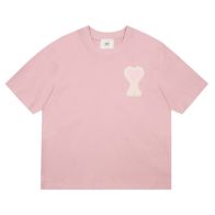 春夏アメアパ ロンtスーパーコピー Tシャツ 純綿 刺繡 人気トップス シンプル ファッション ピンク