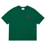 人気品 tシャツamiコピー Tシャツ トップス 限定 シンプル 短袖 ファッション グリーン