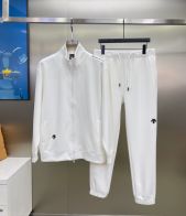 デサントの意味ｎ級品 シンプル アウター ズボン 柔らかい 運動セット ファッション 男女兼用 3色可選 ホワイト