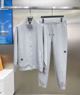 デサント人気コピー シンプル アウター ズボン 柔らかい 運動セット ファッション 男女兼用 3色可選 グレイ