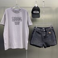 SMFKシャツ インしてる風 ボタンｎ級品 短袖トップス シンプル Tシャツ ファッション パープル