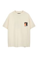 NEW夏の リプレゼント 公式スーパーコピー Tシャツ 夏新品 純綿トップス シンプル 杏色