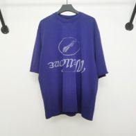 WE11DONE Tシャツ ウェルダン 韓国スーパーコピー 純綿 ゆったり 人気もの トップス 短袖 シンプル 男女兼用 ブルー