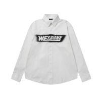 WE11DONE ウェルダン 韓国コピー カジュアルシャツ トップス 触り心地のいい ホワイト