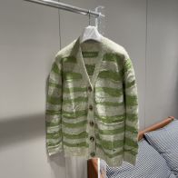 アクネストゥディオズ セレクトショップ激安通販 カーディガン トップス ウール 長袖 縞 暖かい セーター 2色可選 