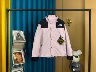 TNFノースフェイス 素材激安通販 アウター トップス ストームジャケット 大人気 防水 防風 フード付き 運動 ピンク