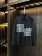 シンプル印象になって ジバンシィ トレーナーコピートップス プリント シャツ ビジネス 長袖 2色可選 ブラック