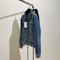 セリーヌ メンズ ブルゾン偽物 ジャケット トップス アウター デニム ファッション 柔らかい シンプル ブルー