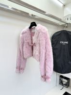セリーヌ ジャンパー偽物 鮮やかな色 イタリア製 高級品 もこもこ 暖かい ファッション レディース 3色可選 ピンク