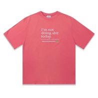 春夏新品 ヴェトモンtシャツｎ級品 純綿 トップス 可愛い 半袖 シンプル 人気のTシャツ プリント 2色可選 