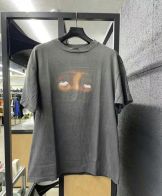 [新季度] セントマイケル とはコピー プリント シンプル 純綿Tシャツ トップス 半袖 柔らかい 通気性いい ブラック
