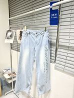 人気セールHOT アレキサンダーワン ハーフパンツ激安通販 ジンーズ デニム ズボン ゆったり 筒形 ライトブルー