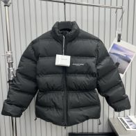 アレキサンダーワン サイズ偽物 ダウンジャケット アウター 暖かい 保温 シンプル 冬新品 軽量 ブラック