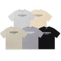 [新季度] ヴェトモン tシャツ タグ偽物 純綿 トップス 短袖 プリント 快適 シンプル 日常服 ゆったり 5色可選