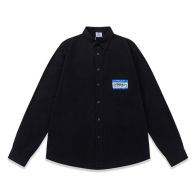 ヴェトモン tシャツ 公式ｎ級品 純綿 トップス 長袖 プリント ファッション 人気 ハイネック 青いロゴプリント ブラック