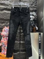 AMIRI アミリ ズボン激安通販 デニムズボン 美脚 パンツ ジンーズ ファッション 日常服 シンプル 通勤 ブラック