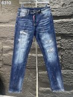 DSQUARED2 高級感に溢れ ズボンアメリカサイズ偽物 デニム素材 美脚 柔らかい ジンーズ パンツ 通学 ブルー