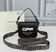 OFFWHITEオフホワイト ウエストバッグＮ級品 斜め掛け 持ちバッグ 黒い肩紐 レディース プリント 人気 レザー ブラック