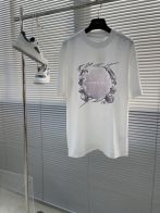 2024新登場の ジバンシィ セットアップスーパーコピー 純綿 トップス 短袖Tシャツ Tシャツ ホワイト