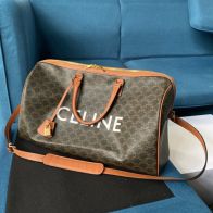 セリーヌ アヴァバッグＮ級品 斜め掛けバッグ 軽量 シンプル 持ちバッグ 旅行バッグ 大容量 レザー 花柄 ブラウン