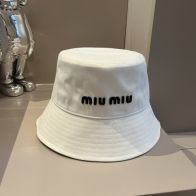 キャップ miumiuスーパーコピー キャップ バケットハット 漁師帽 トアウトドア帽子 紫外線対策 男女兼用 ホワイト