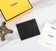 フェンディ財布 ダサいＮ級品 薄型 スリム カード入れ 牛革 レザー  カードケース 磁気防止 人気商品 シンプル ブラック