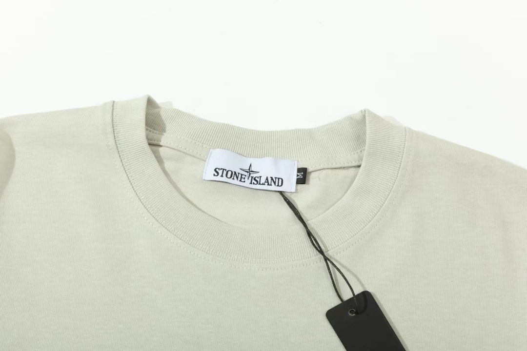 stone island トップスコピー 半袖Tシャツ 純綿 シンプル ファッション ホワイト_7