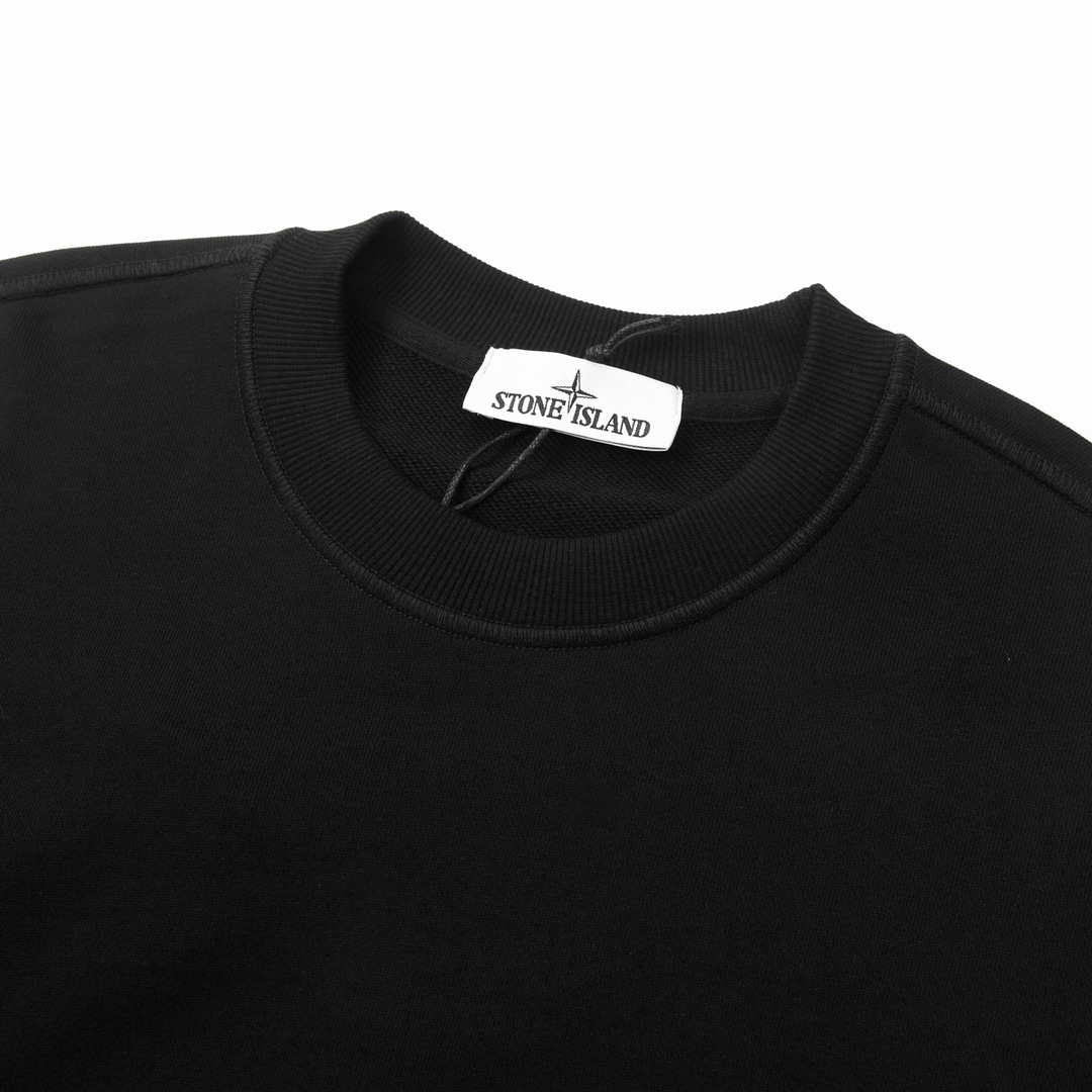 ストーン アイランド 長袖ｎ級品 長袖tシャツ 純綿トップス シンプル ファッション 2色可選 ブラック_3
