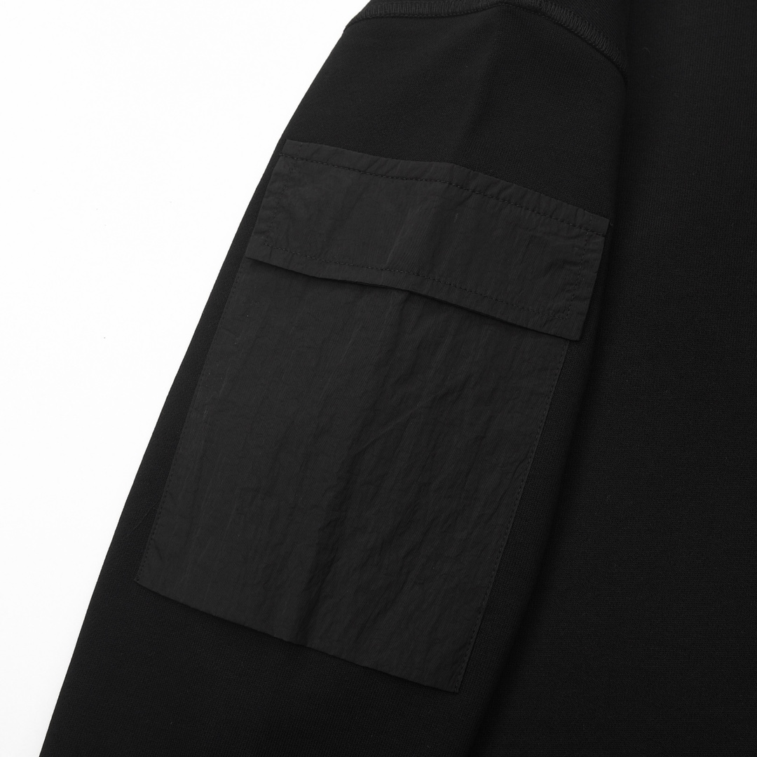 ストーン アイランド 長袖ｎ級品 長袖tシャツ 純綿トップス シンプル ファッション 2色可選 ブラック_6
