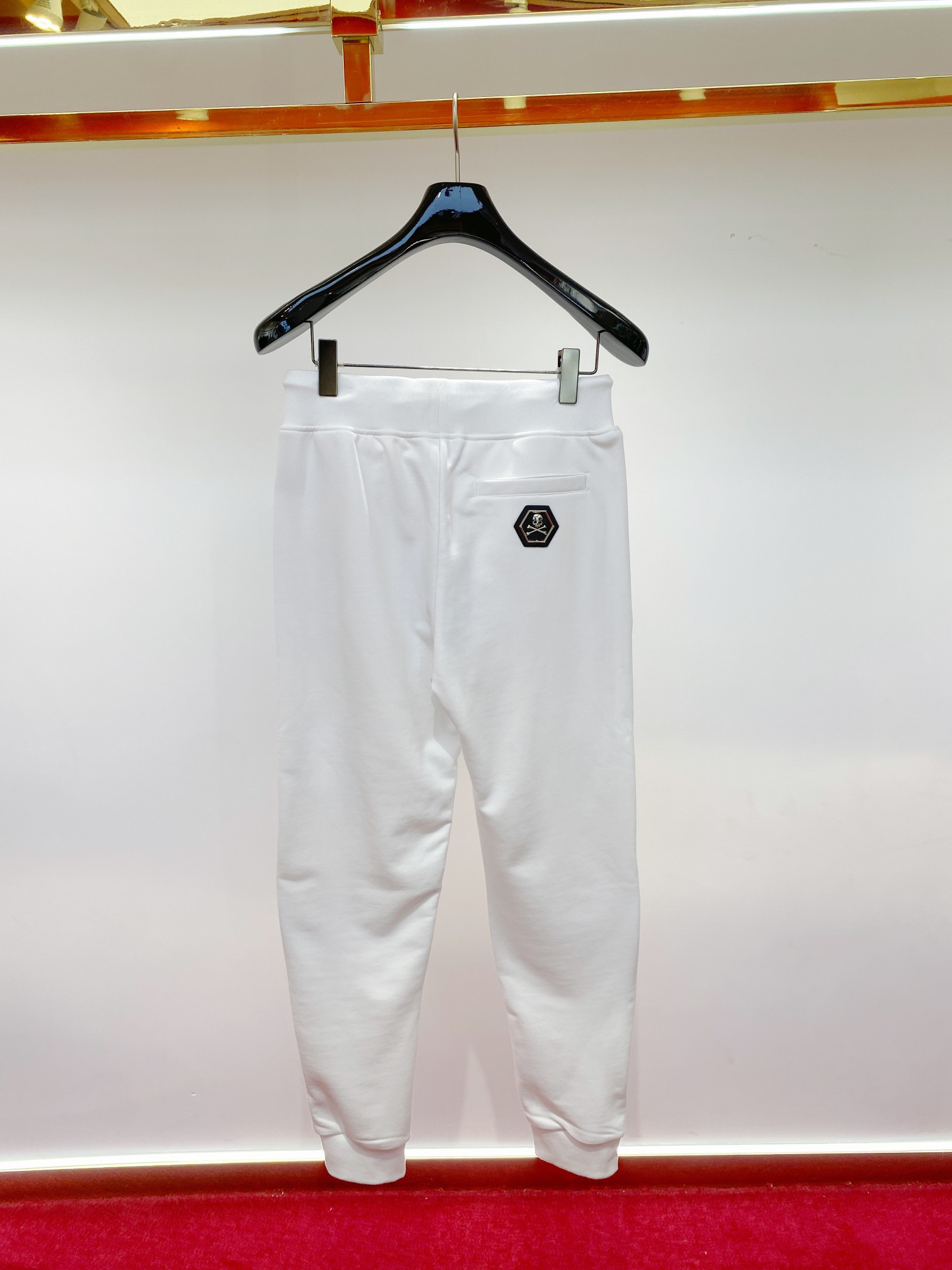 フィリッププレイン ロンtスーパーコピー ズボン ファッション感アップ 黒白 ホワイト_2