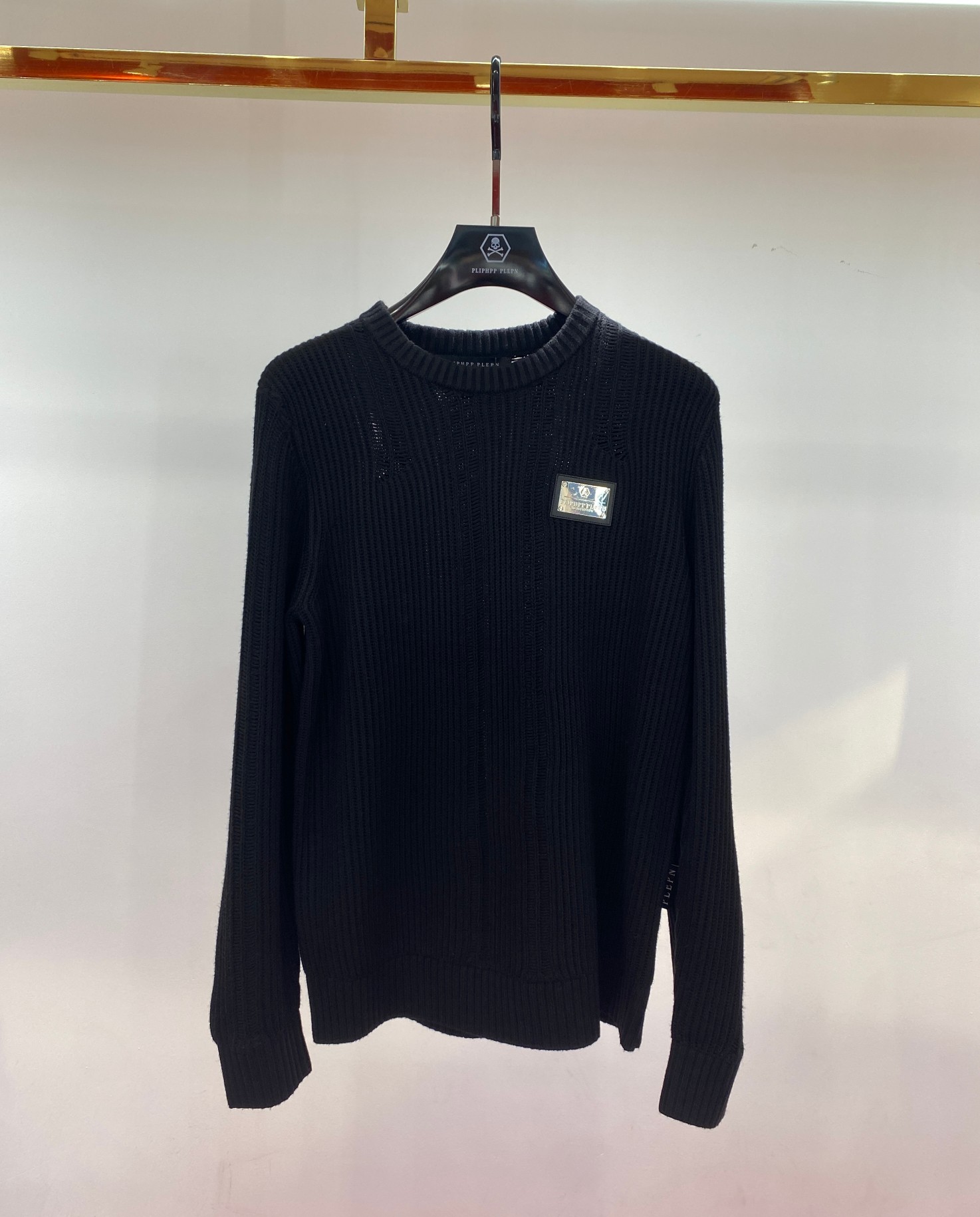 フィリッププレイン 公式ｎ級品 暖かい セーター ファッション シンプル 快適 秋冬新作 ブラック_1