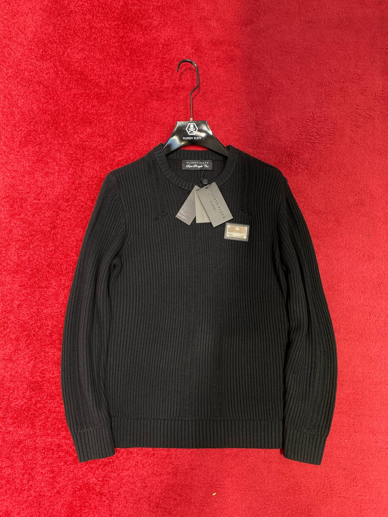 フィリッププレイン 公式ｎ級品 暖かい セーター ファッション シンプル 快適 秋冬新作 ブラック_5