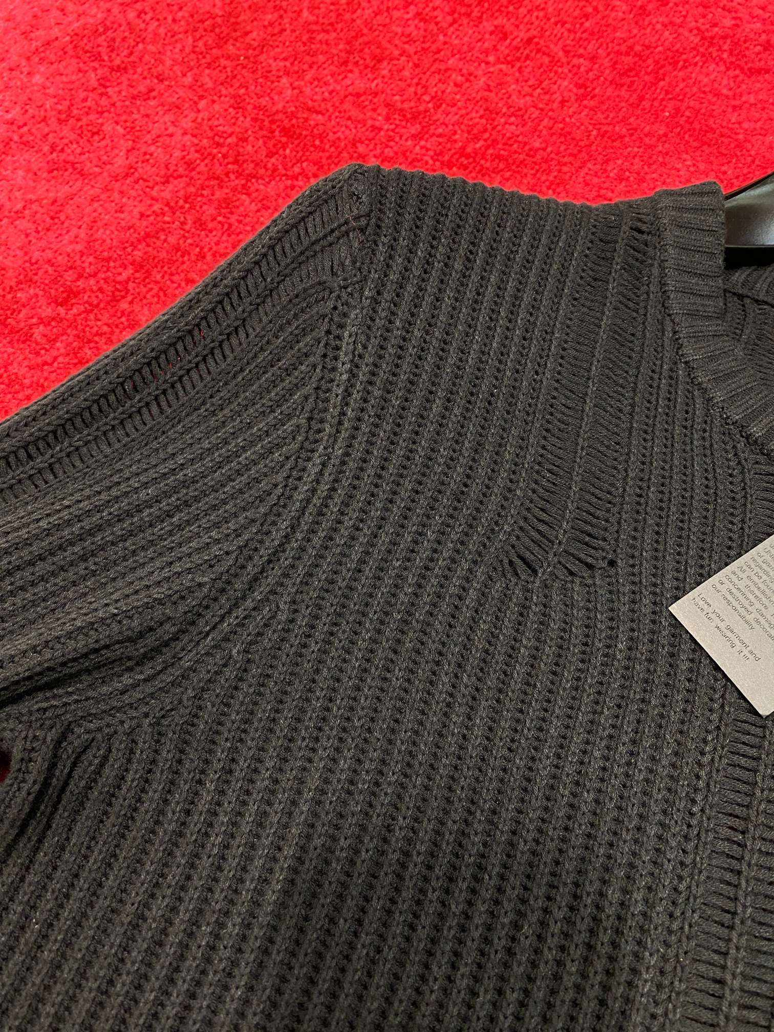 フィリッププレイン 公式ｎ級品 暖かい セーター ファッション シンプル 快適 秋冬新作 ブラック_7