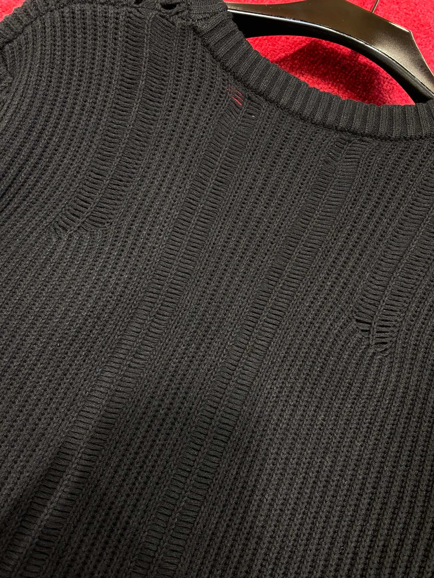 フィリッププレイン 公式ｎ級品 暖かい セーター ファッション シンプル 快適 秋冬新作 ブラック_8