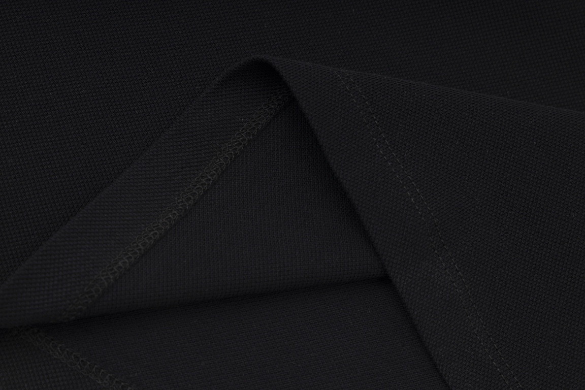 アークテリクスポロシャツ偽物 シンプル 半袖ポロシャツ 綿100% 無地 2色可選 ブラック_4