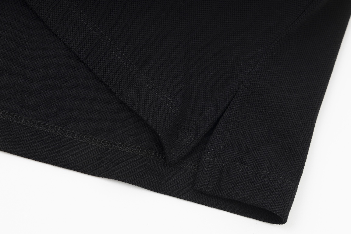 アークテリクスポロシャツ偽物 シンプル 半袖ポロシャツ 綿100% 無地 2色可選 ブラック_6