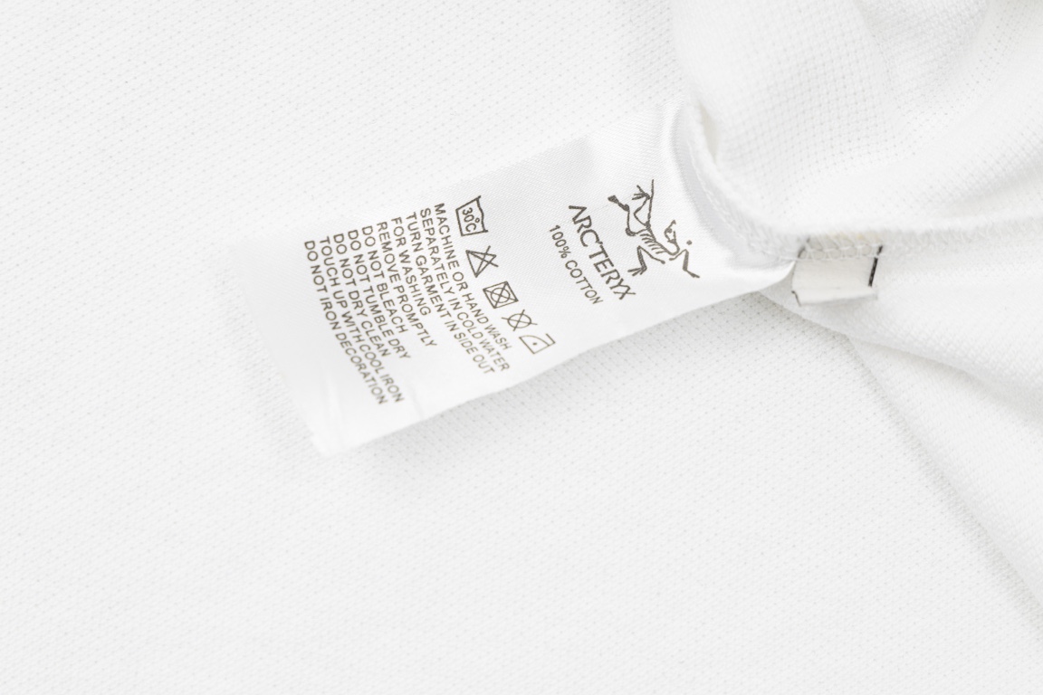 アークテリクス ポロ激安通販 シンプル 半袖ポロシャツ 綿100% 無地 ファッション 2色可選 ホワイト_6