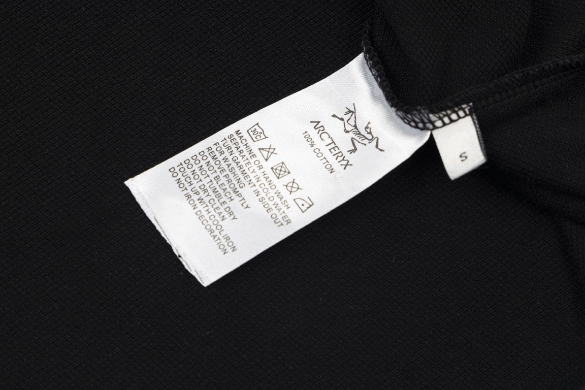 アークテリクス エリス ポロシャツ激安通販 シンプル 半袖ポロシャツ 綿100% 無地 ファッション 2色可選 ブラック_9