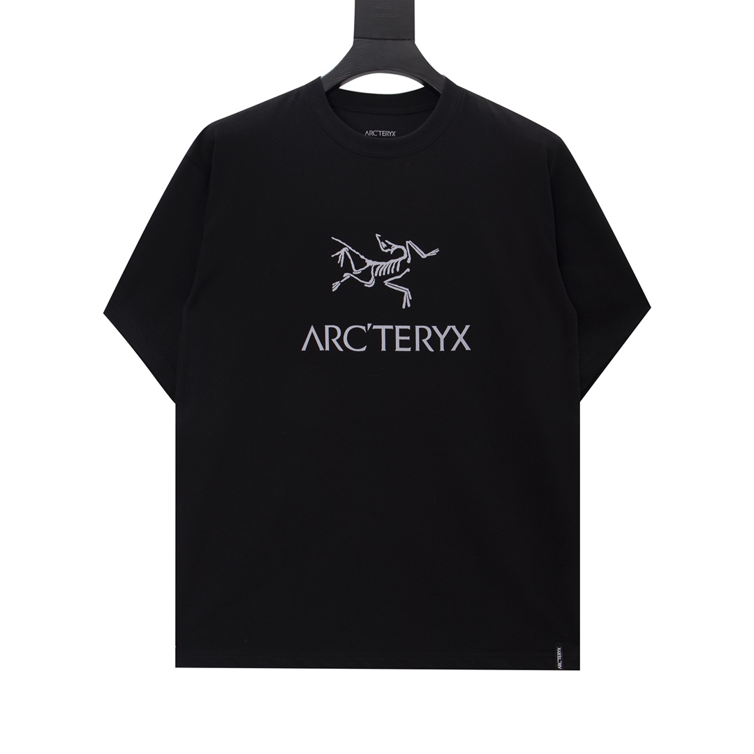 アークテリクスARCTERYX限定スーパーコピー半袖Tシャツコットンブラック柔らかい高級花柄_1
