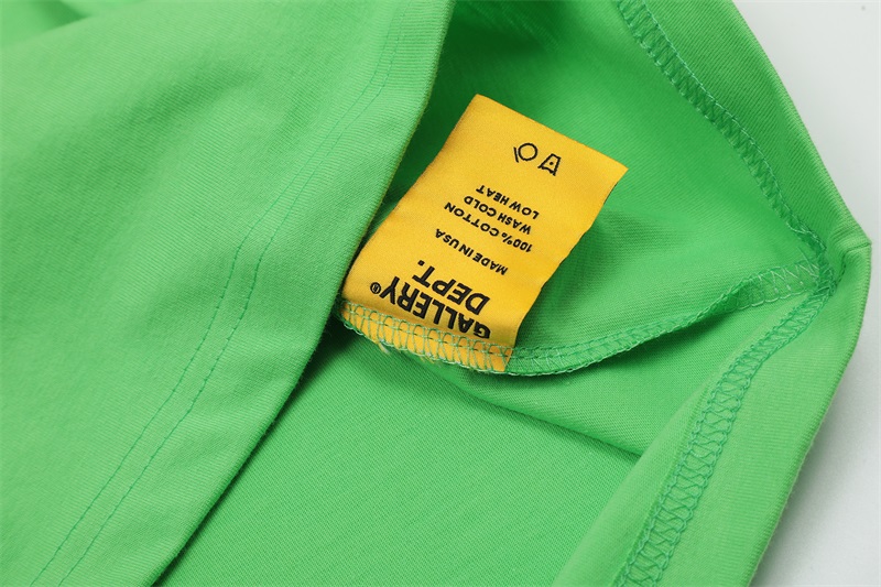 限定セール低価 ギャラリーデプト デザイナーｎ級品 柔らかい 人気 純綿 Tシャツ グリーン_7