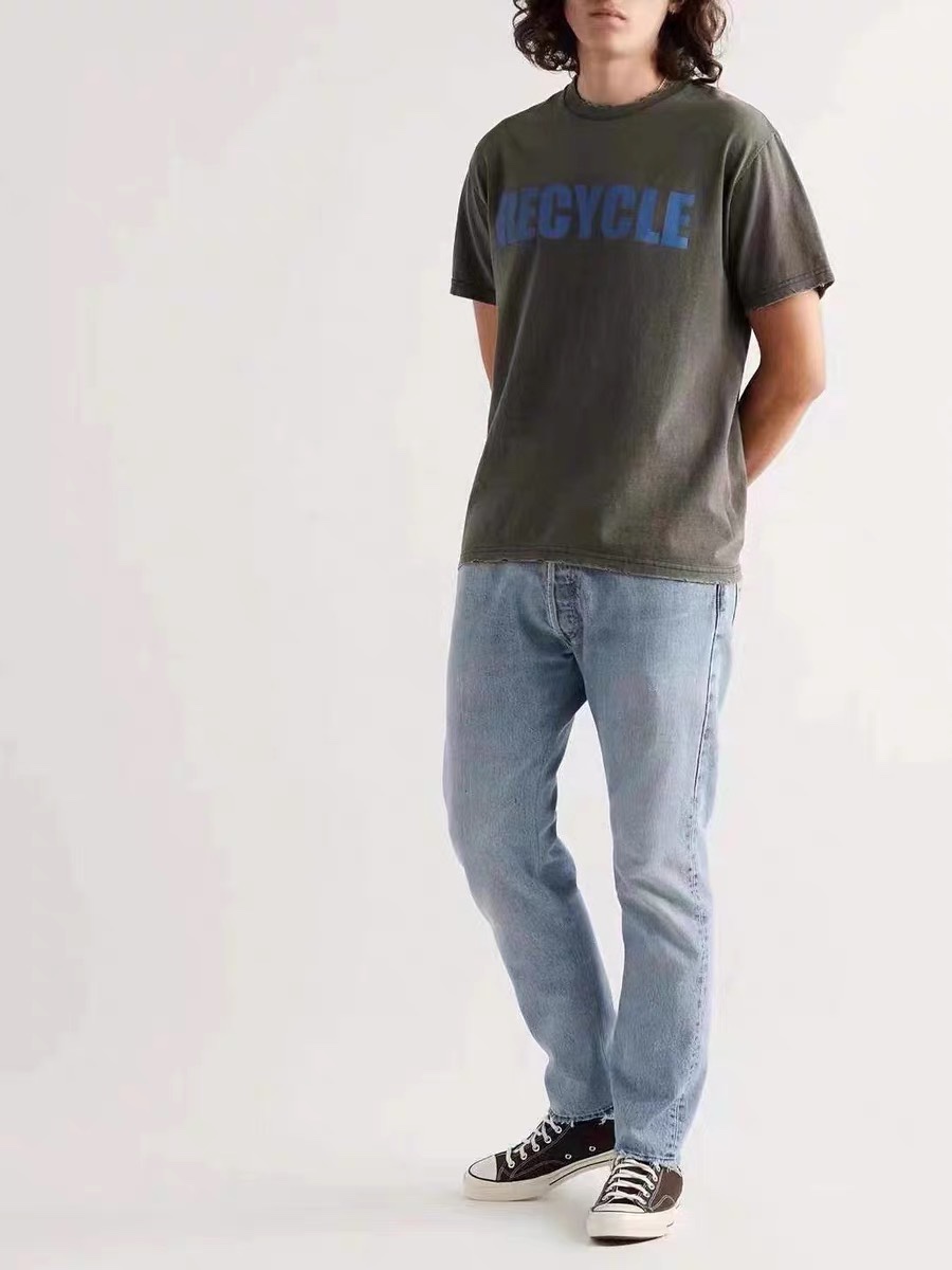 HOT品質保証 ギャラリーデプト ロンt激安通販 半袖Tシャツ リサイクル トップス グレイ_1