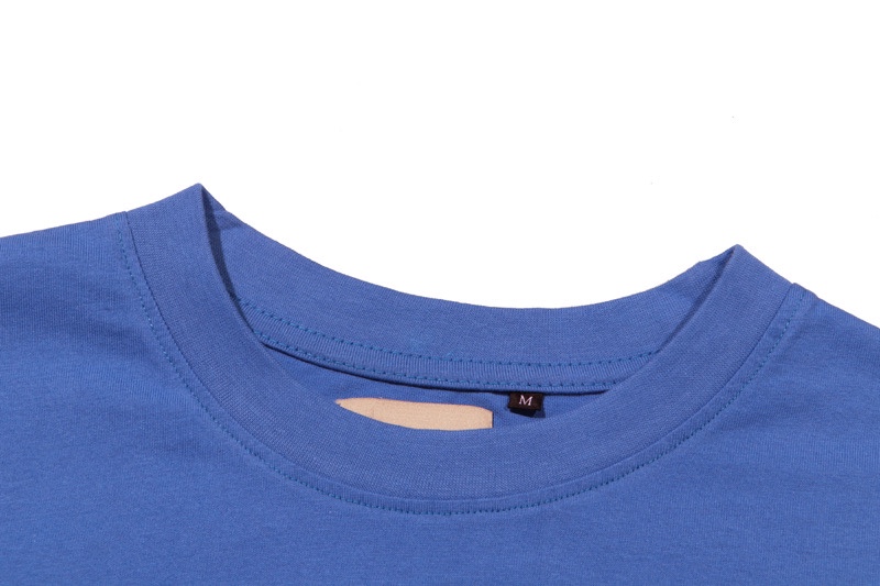 爆買い大得価ギャラリーデプト デザイナーコピー シンプル 半袖Tシャツ 純綿トップス ブルー_3