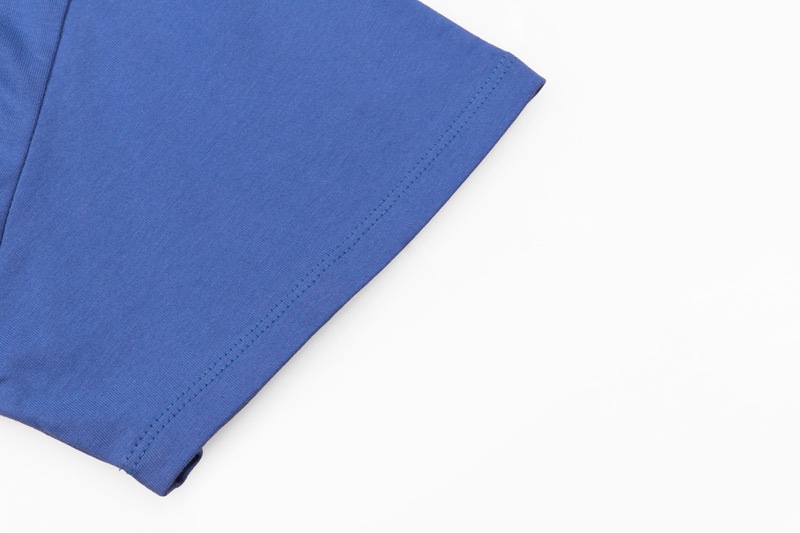 爆買い大得価ギャラリーデプト デザイナーコピー シンプル 半袖Tシャツ 純綿トップス ブルー_7