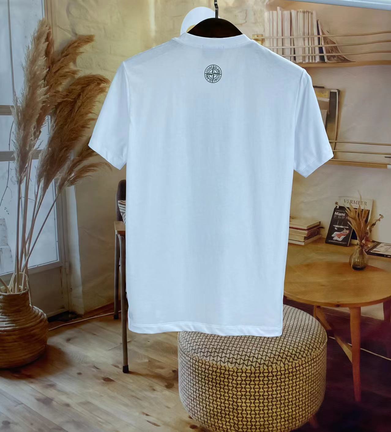 春夏数量限定メンズ ストーン アイランド t シャツスーパーコピー トップス 人気品 Tシャツ ホワイト_8