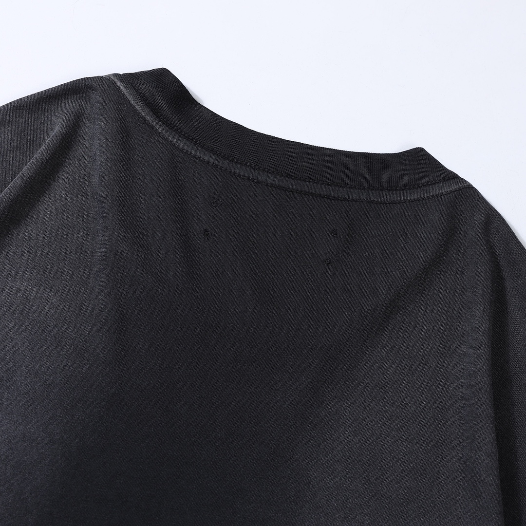 夏新款アミリシャツｎ級品 Tシャツ トップス 人気商品 シンプル 短袖 ブラック_4