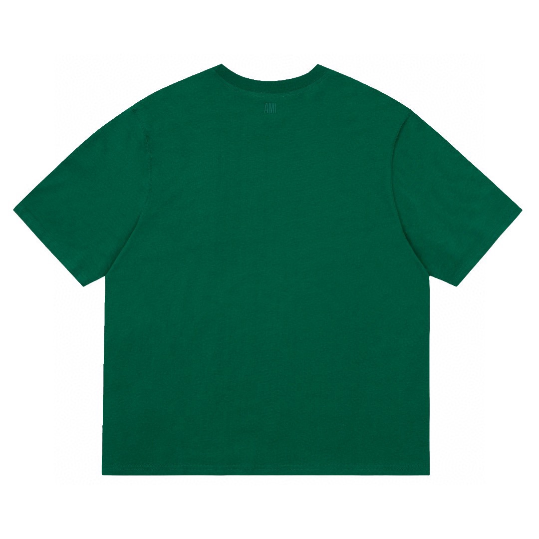 人気品 tシャツamiコピー Tシャツ トップス 限定 シンプル 短袖 ファッション グリーン_2