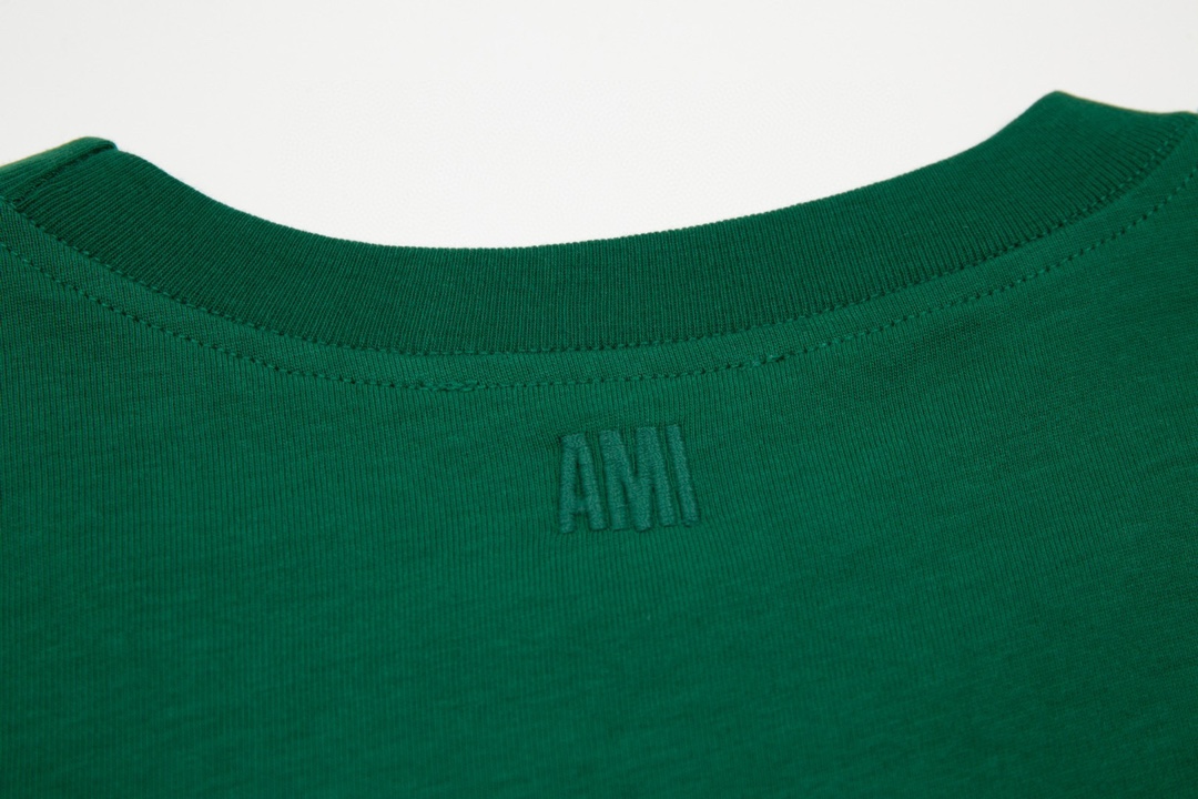 人気品 tシャツamiコピー Tシャツ トップス 限定 シンプル 短袖 ファッション グリーン_6